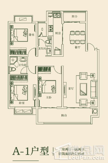 山川·花园里户型图