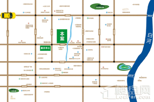 山川·花园里交通图